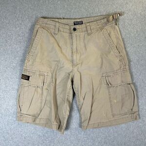 Ralph Lauren Polo Jeans Co Cargo Shorts Mens 32 tan Military Surplus Outdoor